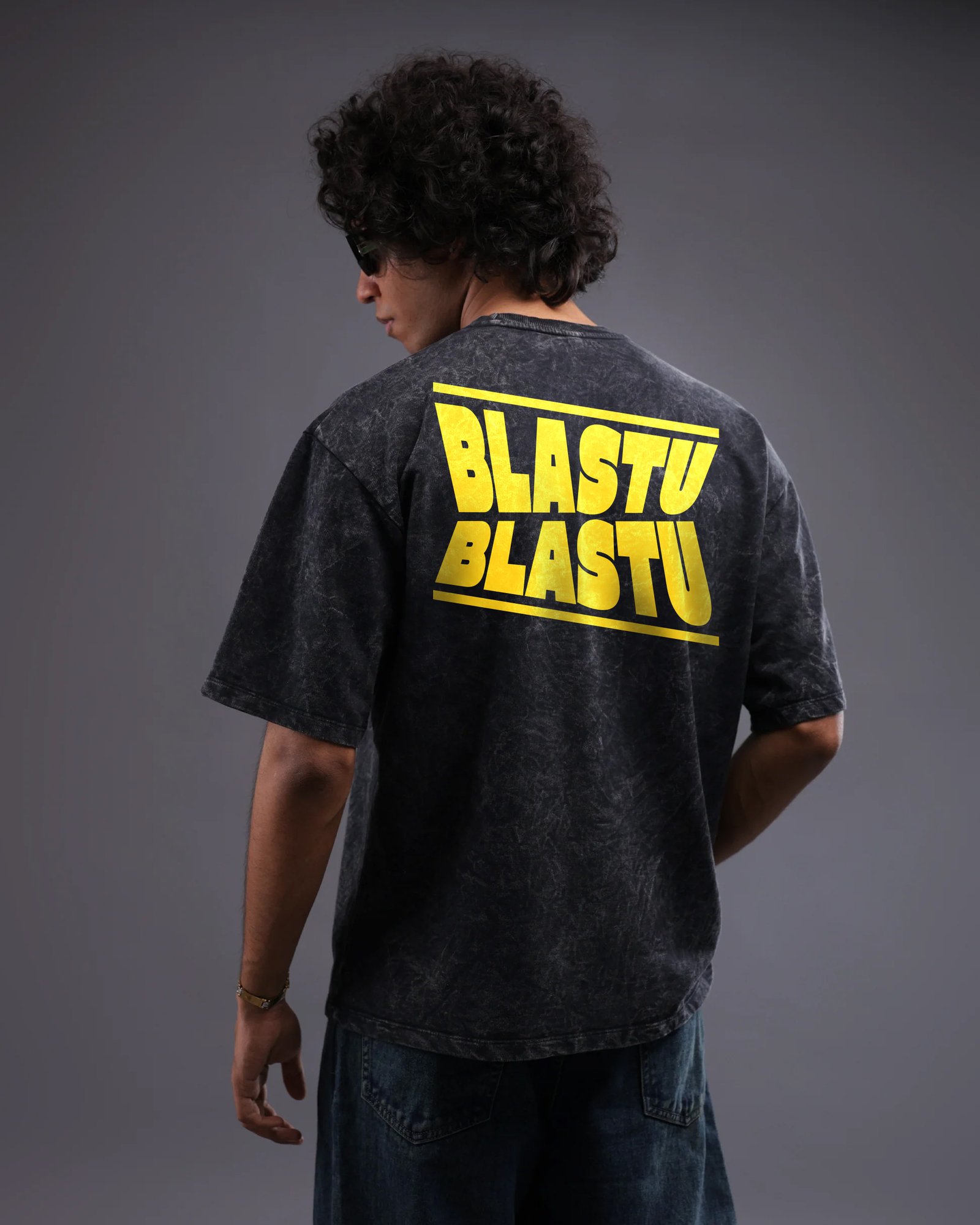 BLASTU BLASTU | Acid Wash | Over Size Tees
