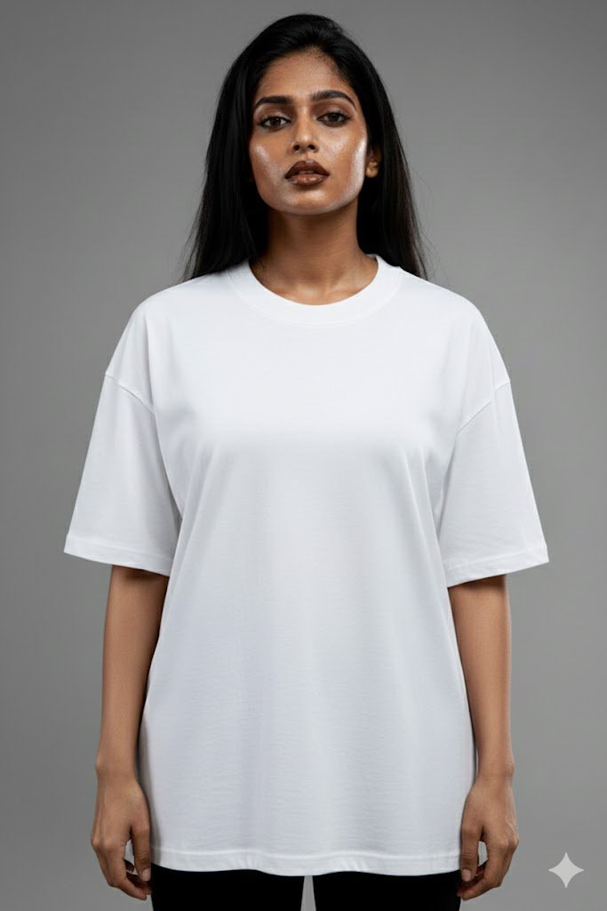Bharathiyar/Unisex 100% Cotton Over Size Tees