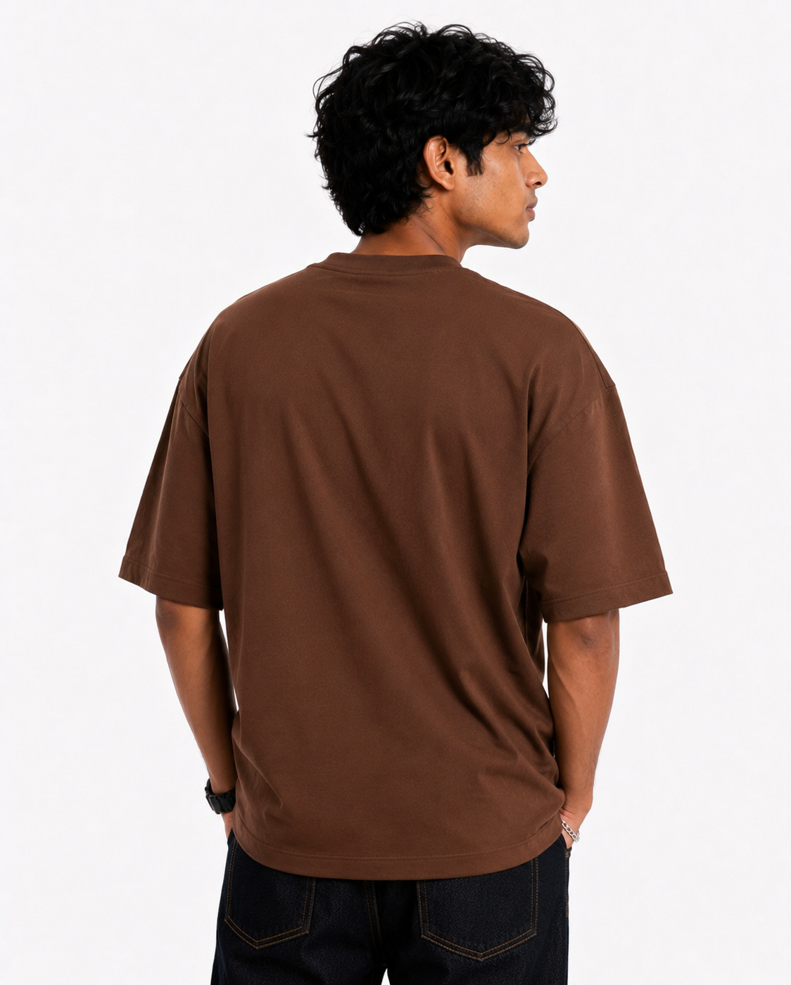 தீதும் நன்றும் | Theethum Nandrum Oversized Brown T-Shirt